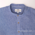 Camicie da uomo in jeans blu all&#39;ingrosso